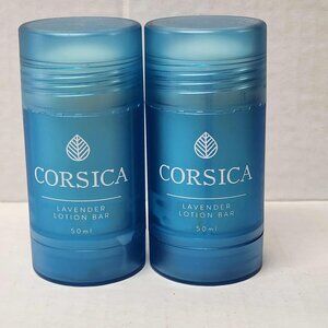 Corsica Body Lotion Bar Stick Lavender 2 Pack 50ml Each